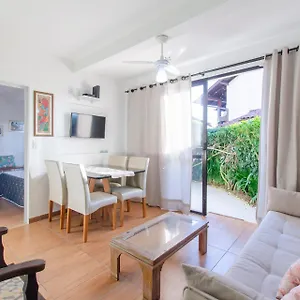 Apartamento pé na areia em condomínio com piscina N1298 Apartamento